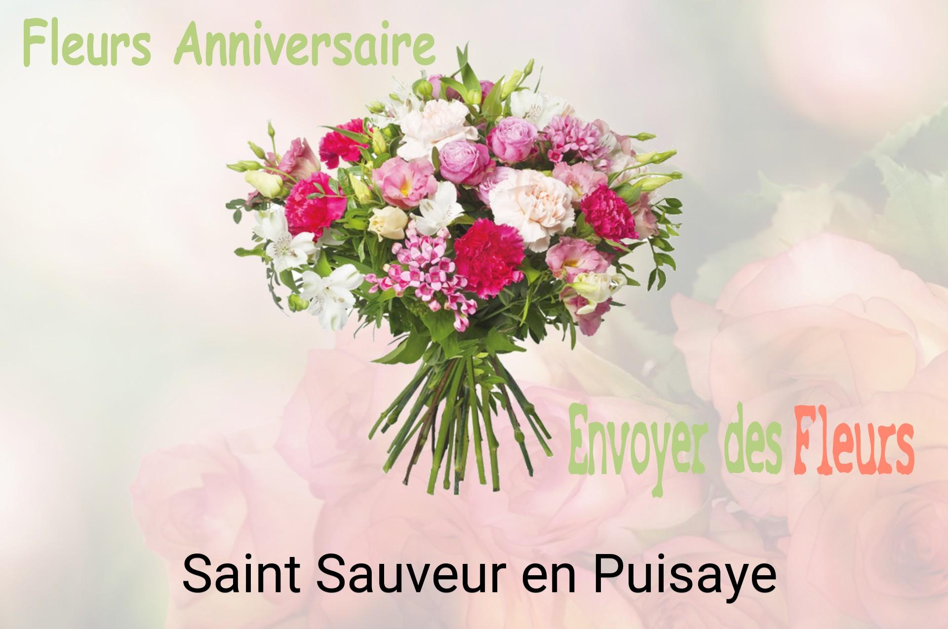 Bouquet de fleurs d’anniversaire livré à Saint-Sauveur-en-Puisaye