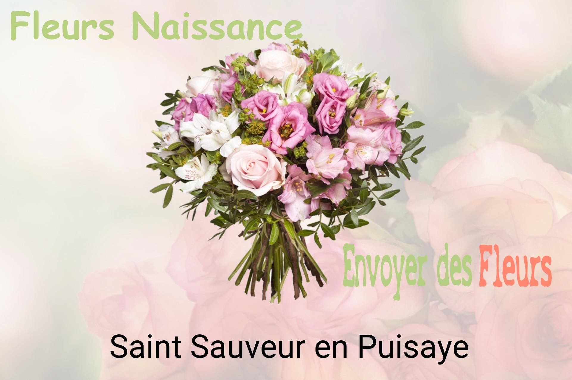 Bouquet de fleurs de naissance livré à Saint-Sauveur-en-Puisaye