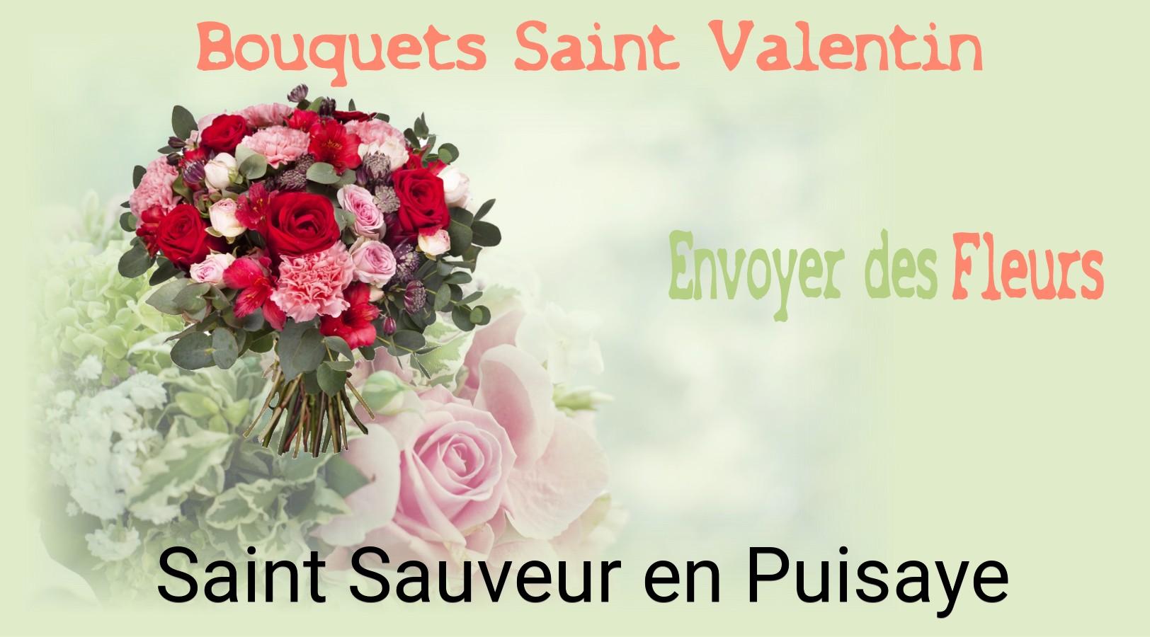 Roses de Saint-Valentin livrées à Saint-Sauveur-en-Puisaye